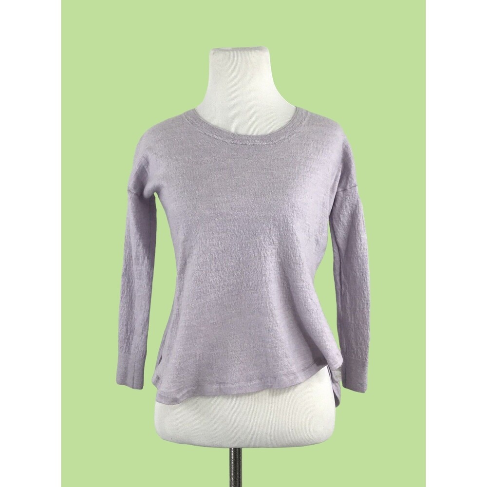 Madewell Women's‎ Northstar Pullover purple Merino Wool Sweater Size S